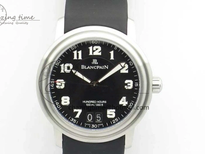 0128 MultiPurpose Villeret 6654 SS Complicated Function OMF 1:1 Best Edition White Dial on Black Leather Strap A6654 V 7901